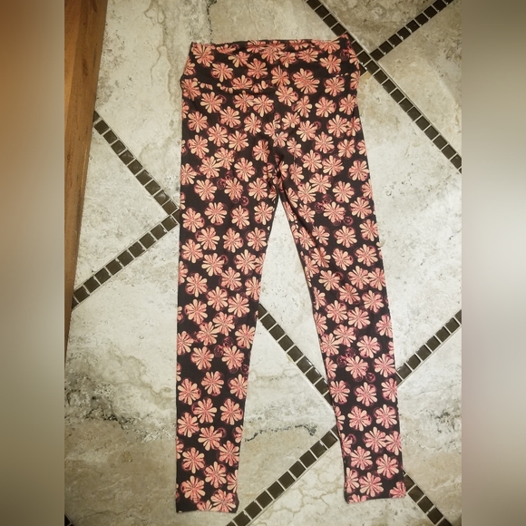 Lularoe floral leggings one size/ fits small - Picture 1 of 3